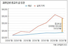 중고차 가격 평균 1만 달러 올랐다