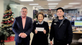 H마트·그랜드 BK, CIDA에 후원금 1만 달러 기부