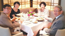 김의환 뉴욕총영사 내외, 유진희 대한민국광복회 회장 부부와 오찬