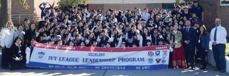 김해외국어고등학교 학생들, 팰팍고 방문