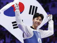 한국 남자태권도 16년만의 금메달