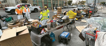 스키드로우에서 대청소 및 방역 진행
