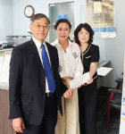 뉴밀레니엄은행, 리즈마재단에 장학기금 3000불 전달