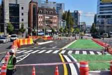 진주시, 제1호 교통광장 옛 진주역 사거리 도로 개통