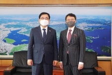 허성무 창원시장, 주부산미국영사관 데이비드 제 영사 접견