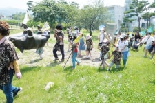 강화군, 강화고인돌 공원에서 선사체험 진행