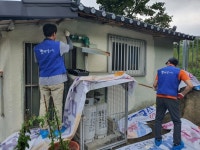 청도공영사업공사 소망봉사단, 주거환경개선사업 실시