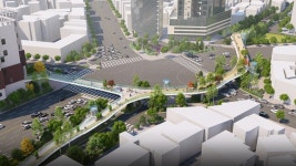 광주 남구, 백운광장에 ‘206m 공중보행로’ 공사 본격화