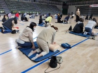 울산 문수체육관, 시민 대상 심폐소생술 및 응급처치 교육 실시