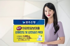 광주은행, 아파트담보대출 한도 및 금리 감면 확대