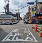 고양시, 전국 최초 노면 버스정류소 설치...주교동 이면도로에 설치