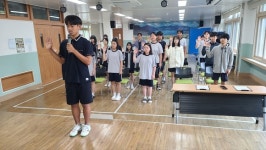 청도 매전중학교,  ‘학교문화 책임규약 ’서명 캠페인 및 선포식 진행