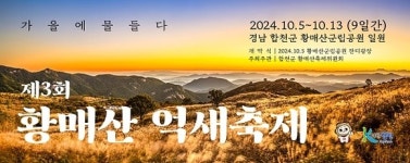 가을에 물들다…합천군, 제3회 황매산억새축제 내달 5일 개막