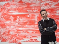 붉은 산수 이세현 작가가 달라졌다?...사비나미술관, 빛나고 흐르고 영원한 것