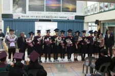 우도유치원·초등학교·중학교 통합 졸업식 개최