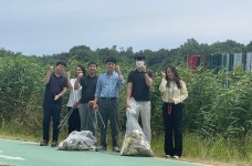 울산시설공단, 여천천 일대서 환경정화활동 플로깅 실시