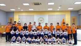 인제소방서, 강원자치도 119소방동요 경연대회 참가팀 격려