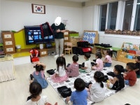 상주 상산초병설유치원, 안전VR교육 실시
