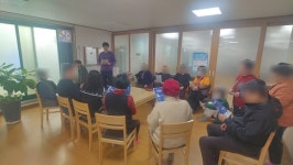 인천 중구 율목동, 경로당 어르신 대상 올바른 혈압 측정 교육 실시