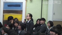 서울디지텍고등학교 탄핵반대 곽일천교장에 맞붙은 1학년 촛불 여학생