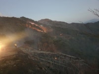 하동군 악양면 산불 진화작업 재개