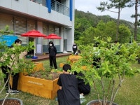 산청 청소년들 원예치유·가죽공예로 고민타파