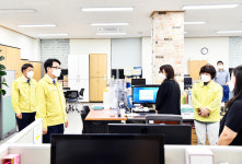 최종환 파주시장, 파주시보건소 방문해  방역 최일선 직원 격려
