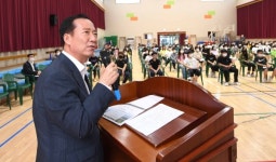 구인모 거창군수, 창동초등학교서 진로체험 특강