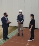 경기도의회 유근식 의원, 광명 광문초등학교 체육관 신축현장 점검