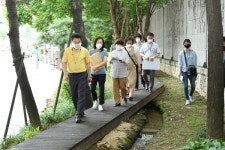 구리시, 도심속 자연쉼터 건원대로 실개천 운영현황 점검