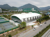 영월군, 스포츠파크 전천후 테니스장 완료···8월 3일 개장