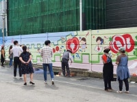 광주시 혁신교육지구, 한사랑학교와 마을이 함께하는 벽화그리기 행사 추진