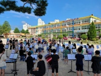 산청 신안초 관악부 전국대회 대상 수상 했어요