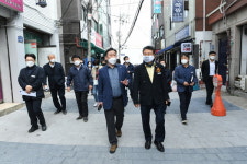 안승남 구리시장, 관내 주요 도로 정비공사 4곳 현장 점검