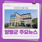 [카드뉴스] 경기 양평군 주요뉴스 (3월 10일)