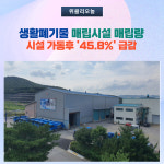 동해시, 생활폐기물 매립시설 매립량 45.8% 급감