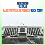 김포시, 노후 경유차 조기폐차 확대 지원