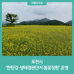 포천시, 2023 한탄강 생태경관단지 봄꽃정원 운영