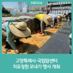 고양특례시·국립암센터, 치유정원 모내기 행사 개최