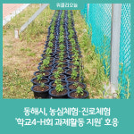 동해시, 농심체험·진로체험 학교4-H회 과제활동 지원 호응