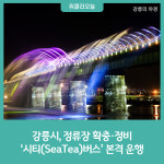 강릉시, 정류장 확충·정비 시티(SeaTea)버스 본격 운행