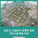 김포시, 산업단지 경쟁력 강화 기반시설 확충 박차