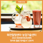 화천힐링센터-농업기술센터, 2023 화천토마토축제 토마토 활용 축제음식 선보여