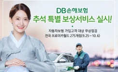 DB손해보험, 추석 맞이 특별 보상서비스 시행
