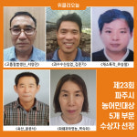 제23회 파주시 농어민대상, 5개 부문 수상자 선정