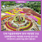 인제군, 가을꽃축제장에 용대 지방정원 조성 추진