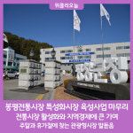 평창군, 봉평전통시장 특성화시장 육성사업 올해 마무리