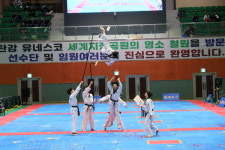 [위클리오늘][포토] 제20회 한국체육대학교 총장배 전국태권도대회, 철원서 개막