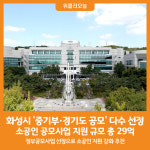 [위클리오늘] 화성시, 중기부·경기도 공모사업 다수 선정...소공인 지원 확대