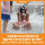 [위클리오늘] 강원특별자치도보건환경연구원, 물놀이형 수경시설 안심하고 즐기세요!